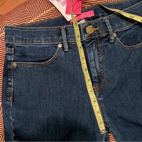 Lily Pulitzer Eagan Super Skinny  Jeans- Bennet Wash-NWT - Picture 8 of 15